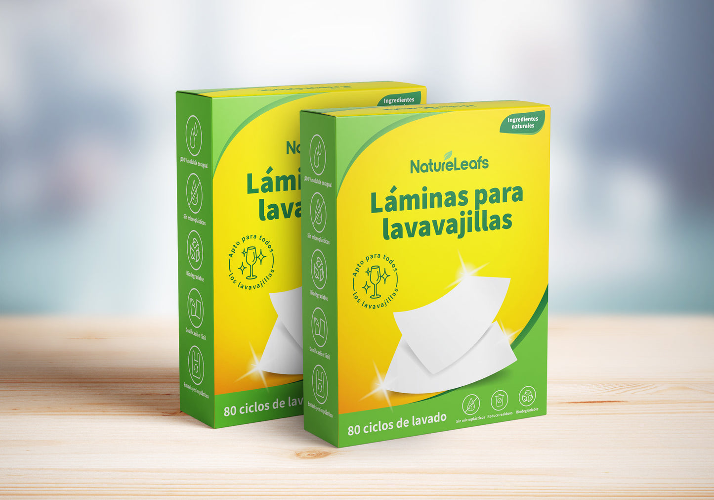 Láminas para lavavajillas