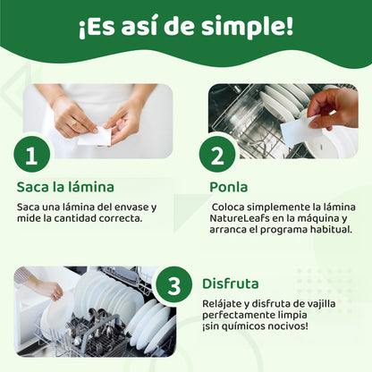 Láminas para lavavajillas