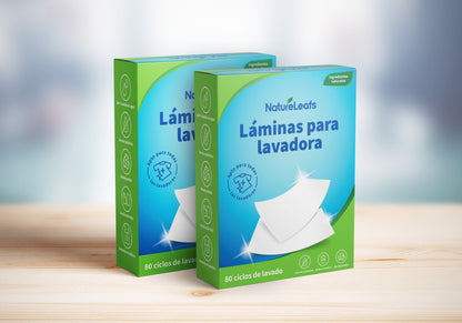 Láminas de detergente para ropa