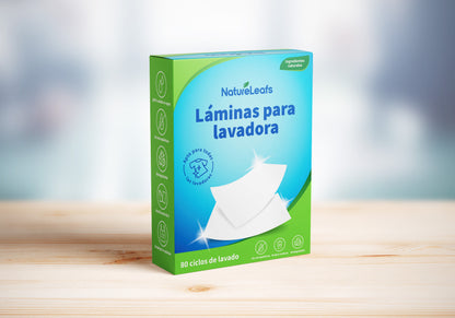 Paquete: Láminas de detergente para lavavajillas y ropa